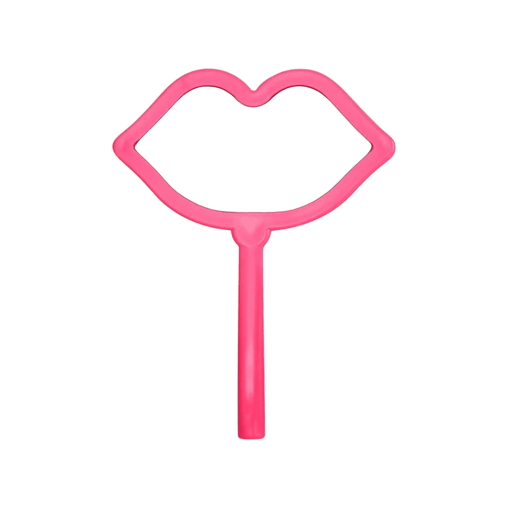 Espejo sencillo diseño de labios