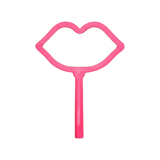 Espejo sencillo diseño de labios